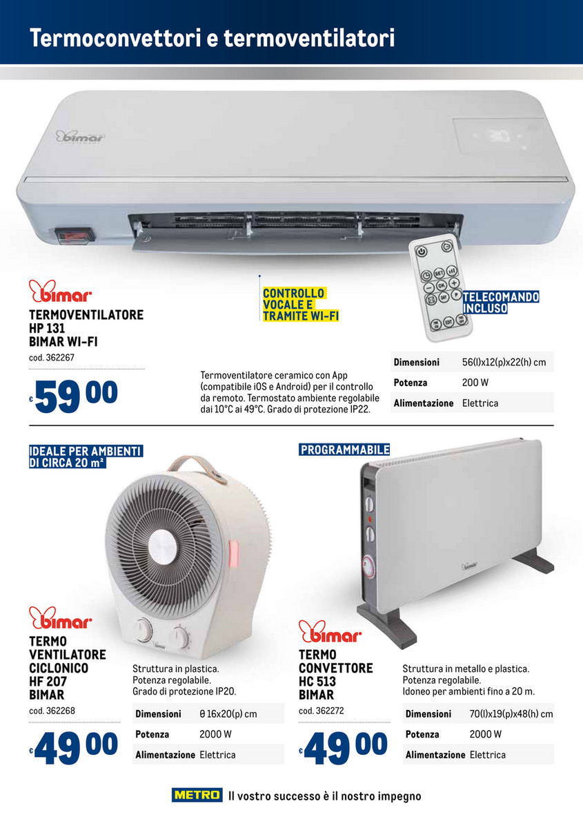 Termoconvettori e termoventilatori